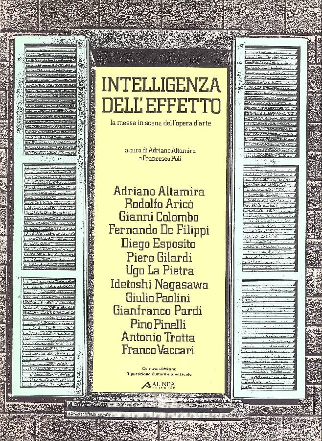 Intelligenza dell'effetto. La messa in scena dell'opera d'arte