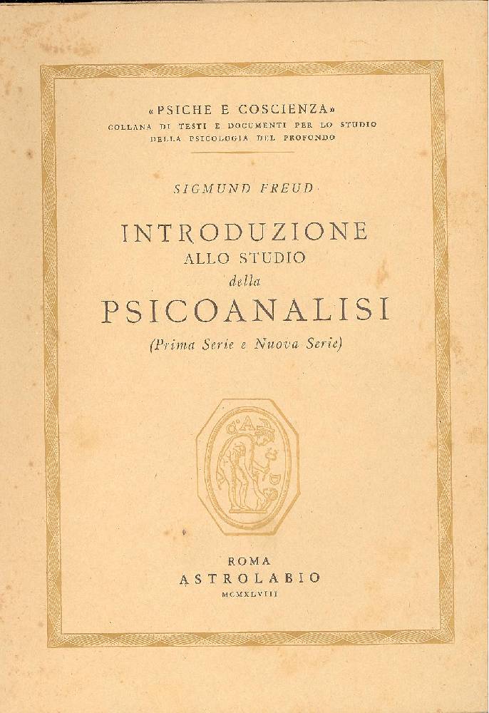 Introduzione allo studio della psicoanalisi