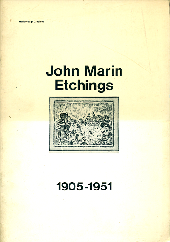 John Marin. Etchings 1905-1951