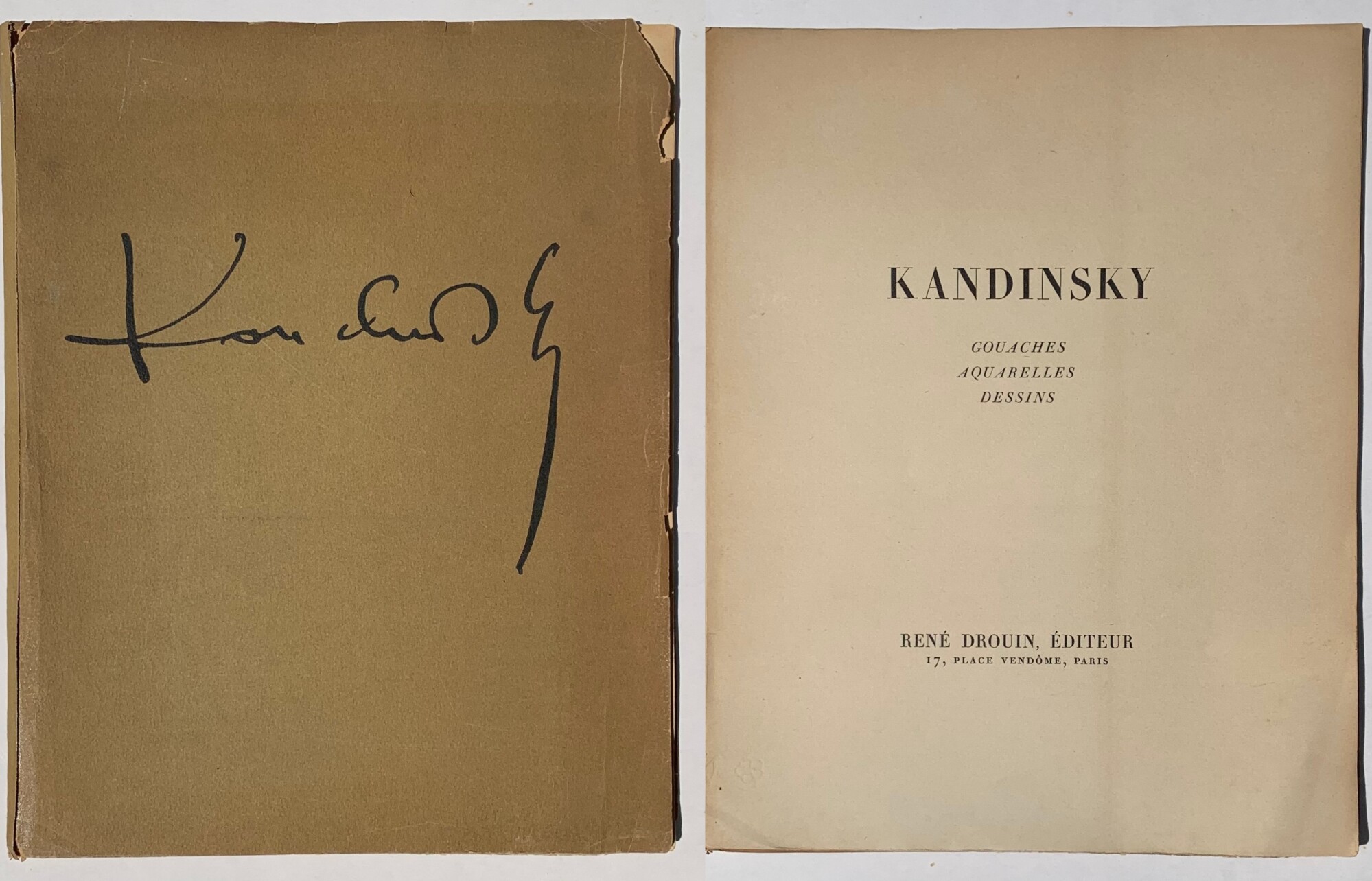 Kandinsky. Gouaches Aquarelles Dessins