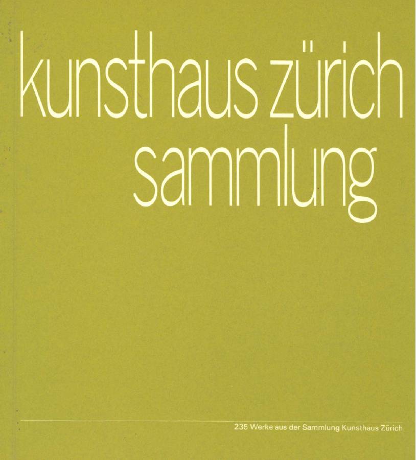Kunsthaus Zurich Sammlung