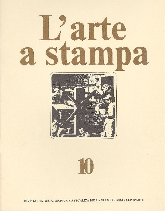 L&amp;#39;arte a stampa. Novembre/Dicembre 1979. N. 10