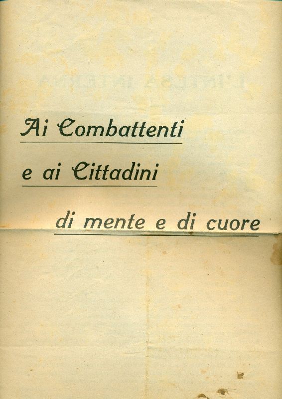 L&amp;#39;intesa interna