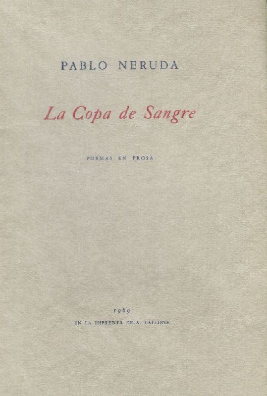 La copa de sangre (Poemas en prosa)