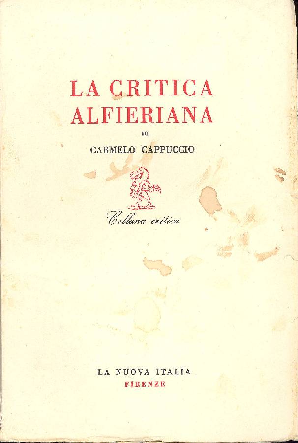 La critica alfierana