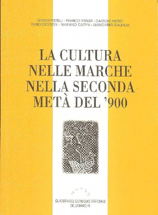 La cultura nelle Marche nella seconda metà del &amp;#39;900