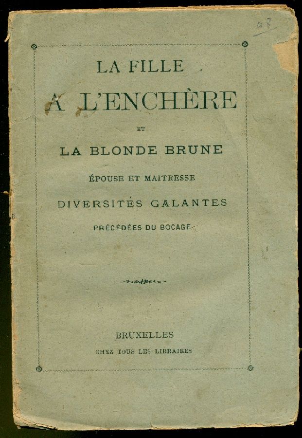 La fille a l'enchère et la blonde brune épouse et …