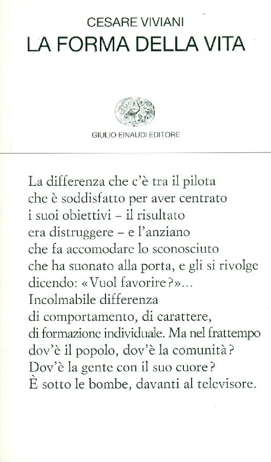 La forma della vita