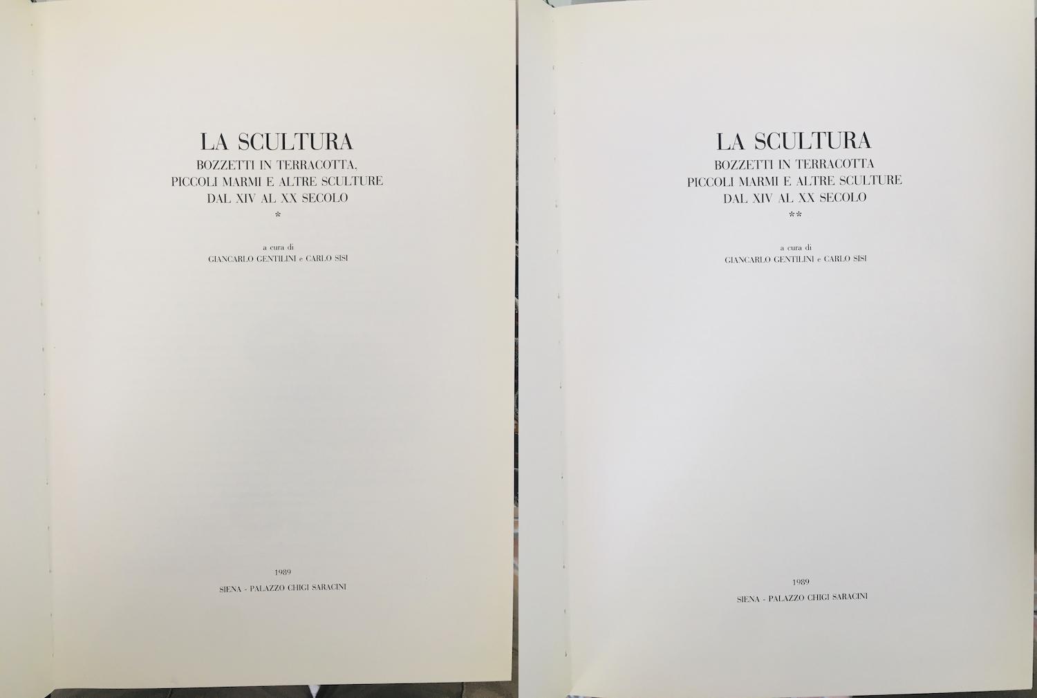 La scultura. Bozzetti in terracotta, piccoli marmi e altre sculture …