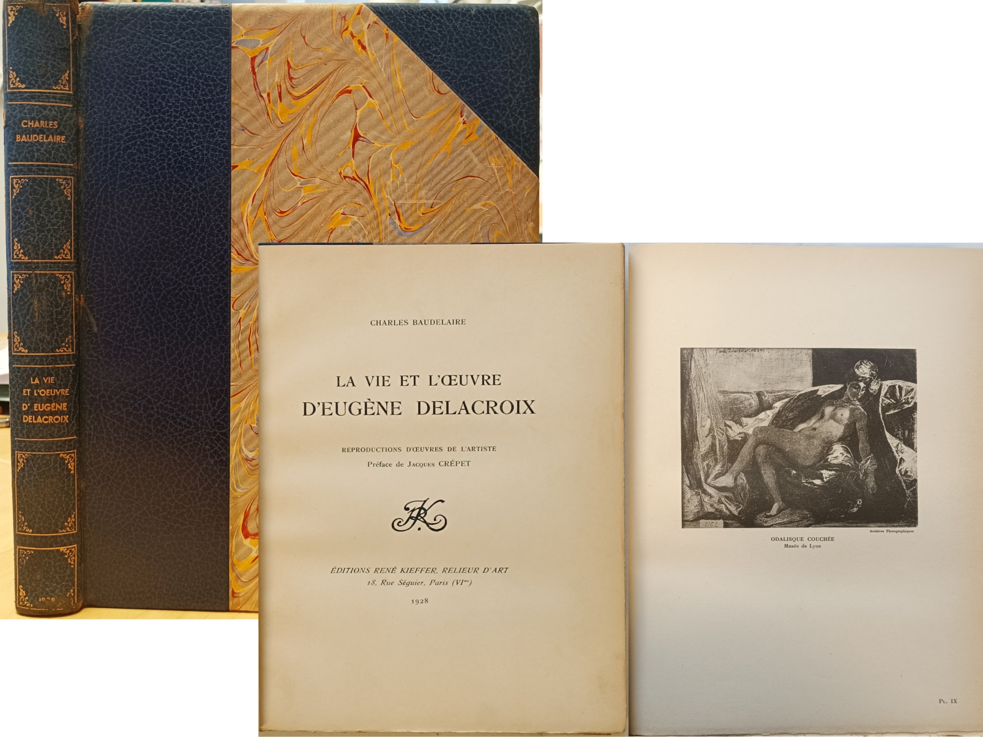 La vie et l'oeuvre d'Eugene Delacroix