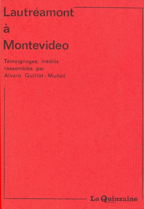 Lautréamont à Montevideo