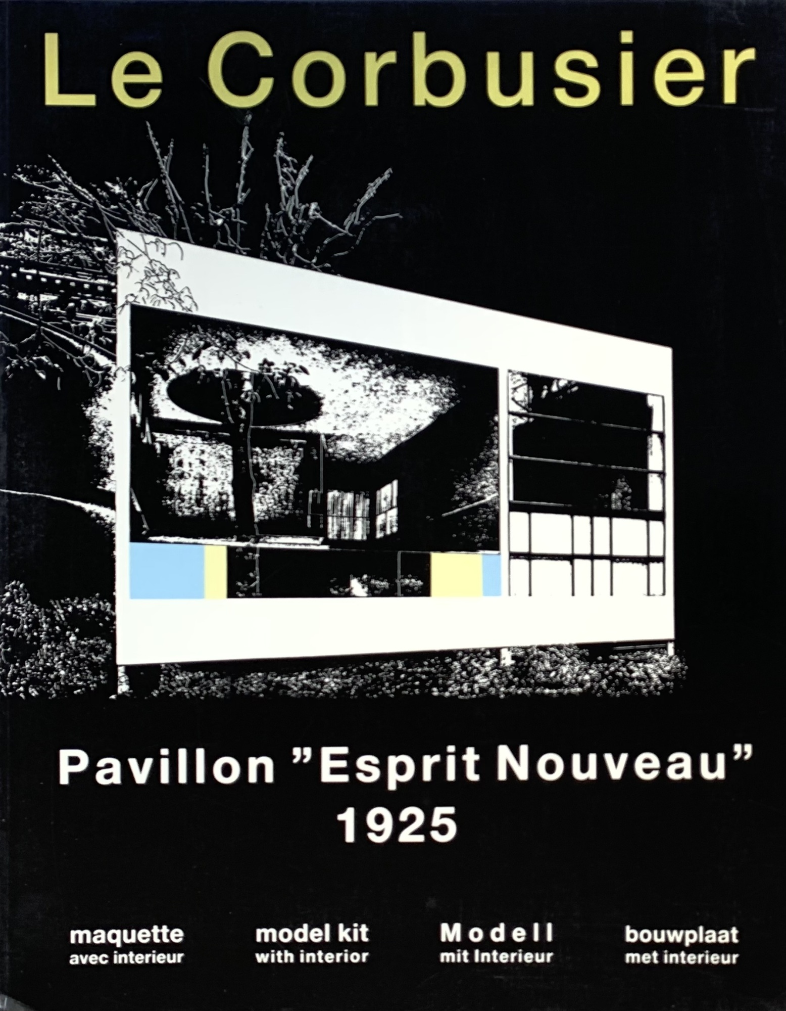 Le Corbusier Pavillon "Esprit Nouveau" 1925. Maquette avec interieur. Model …