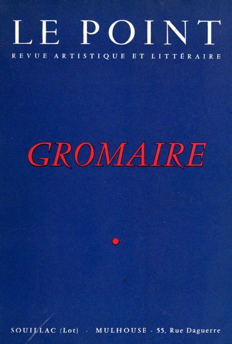 Le Point. December 1954. Marcel Gromaire