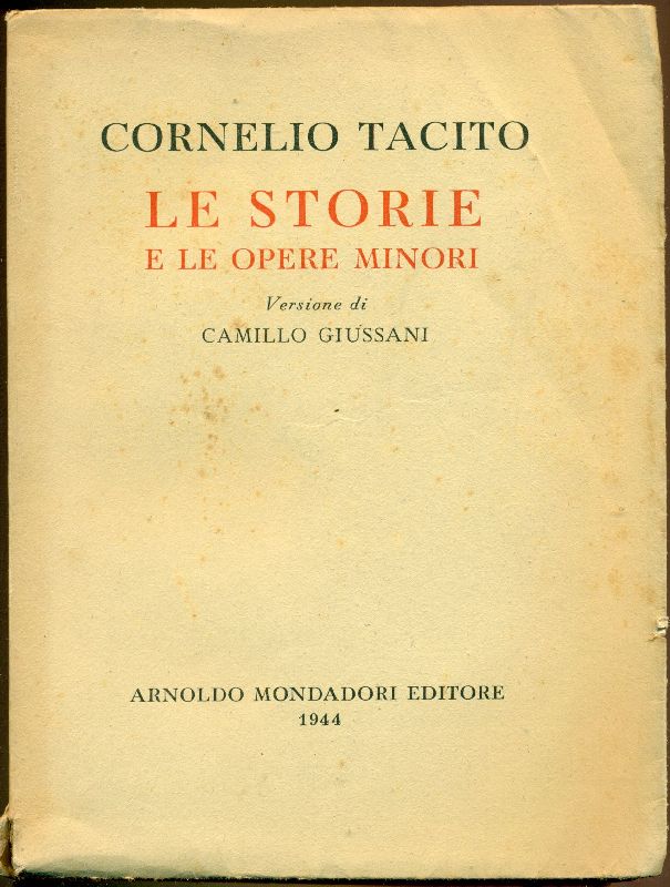 Le storie e le opere minori
