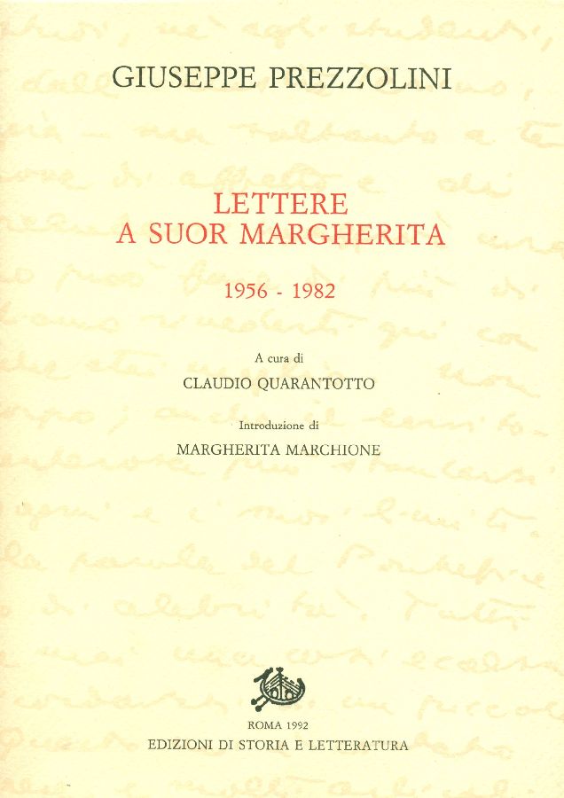 Lettere a suor Margherita