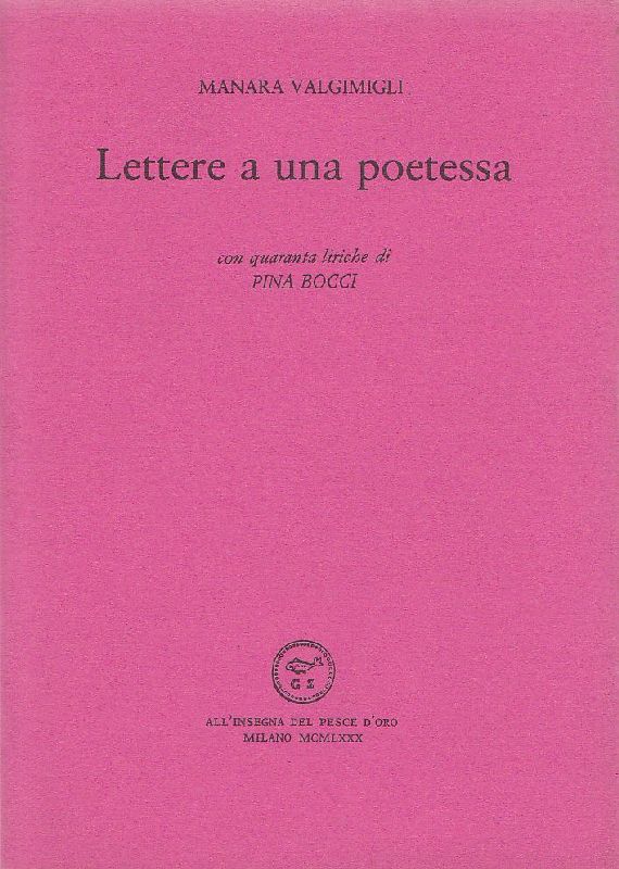 Lettere a una poetessa