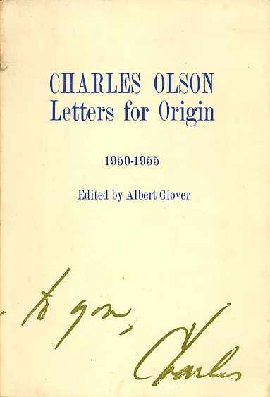 Letters for Origin 1950-1955