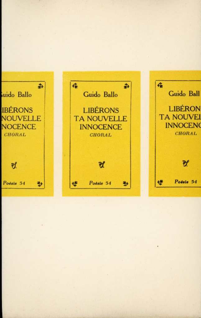 Libérons ta nouvelle Innocence. Choral