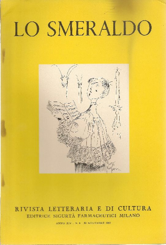 Lo Smeraldo. 30 novembre 1960, Anno XIV, N. 6