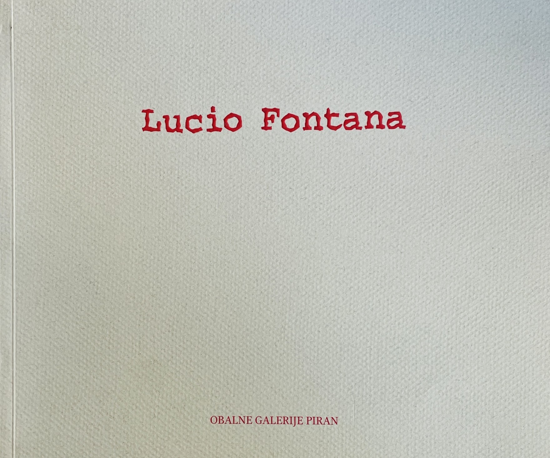 Lucio Fontana. Teatrini