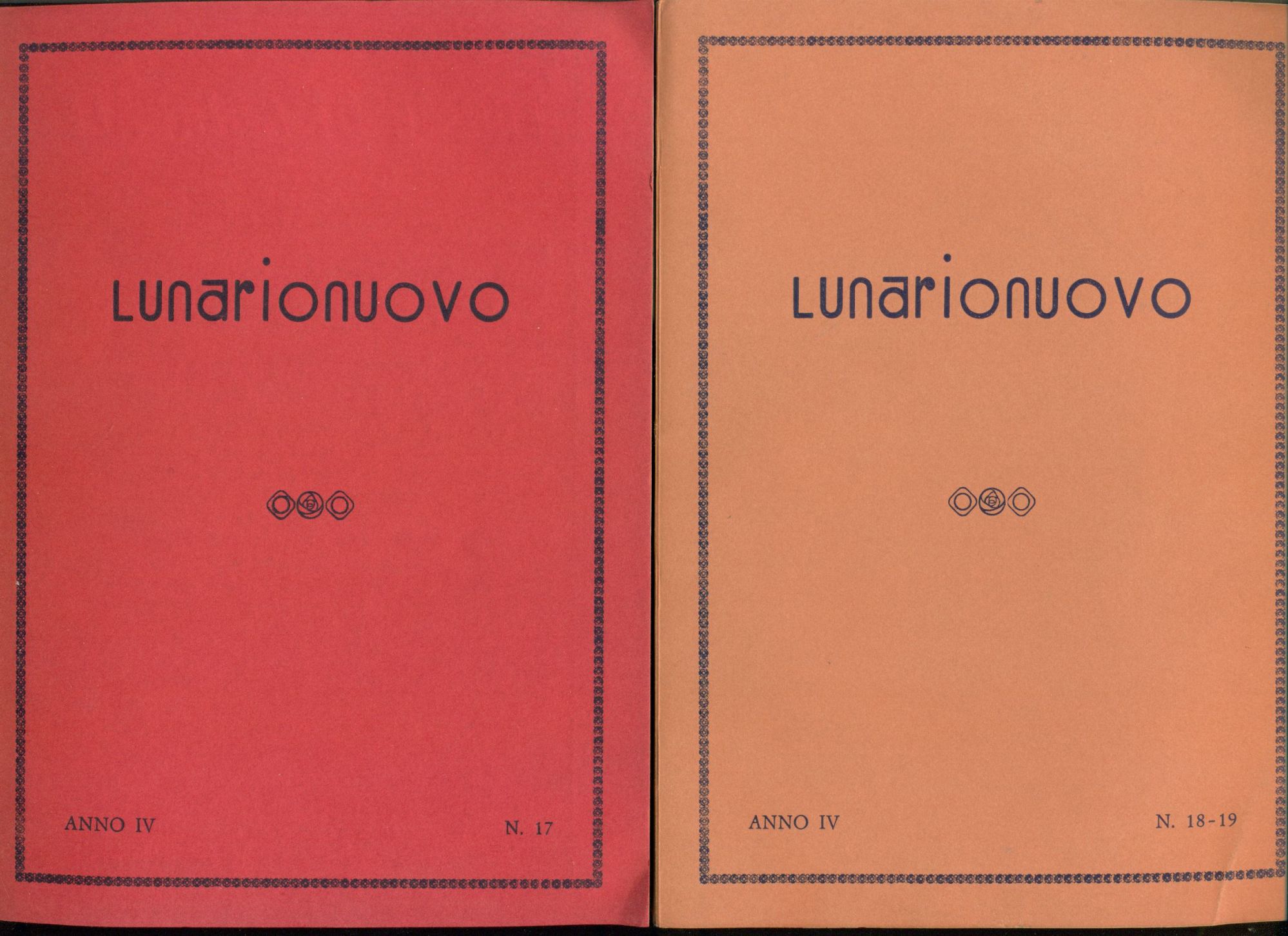 Lunarionuovo. Anno IV, N. 17 Marzo-Aprile 1982 - N. 18-19, …