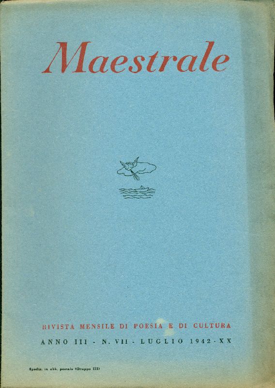 Maestrale. Anno III, N. 7, Luglio 1942