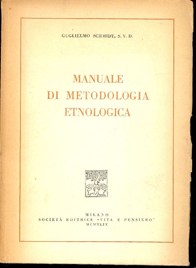 Manuale di metodologia etnologica