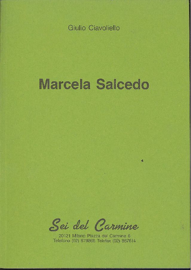 Marcela Salcedo. Opere recenti