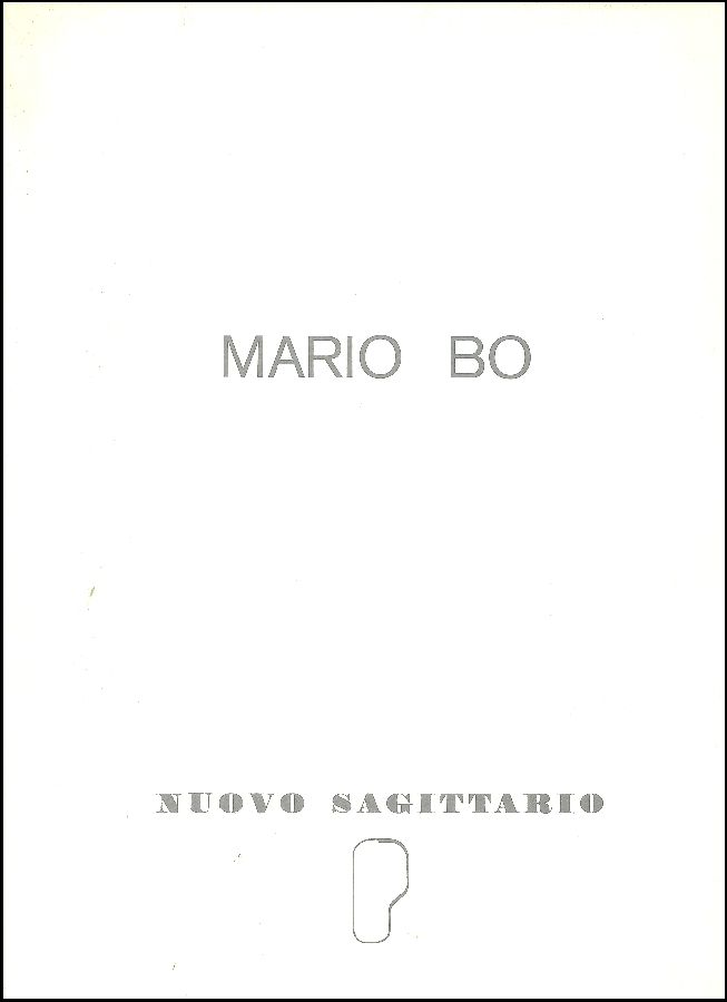 Mario Bo, Galleria Nuovo Sagittario 1983