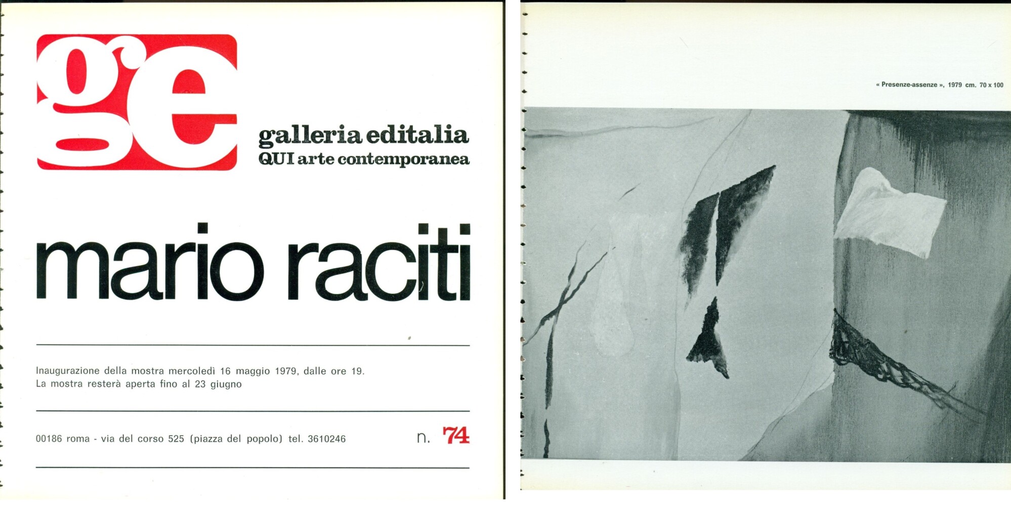 Mario Raciti, Editalia 1979