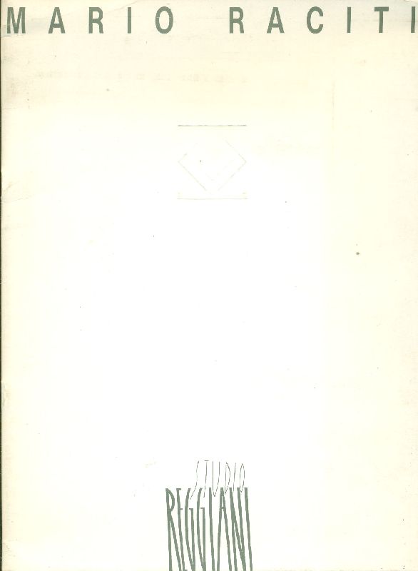 Mario Raciti. Il buco nero della pittura