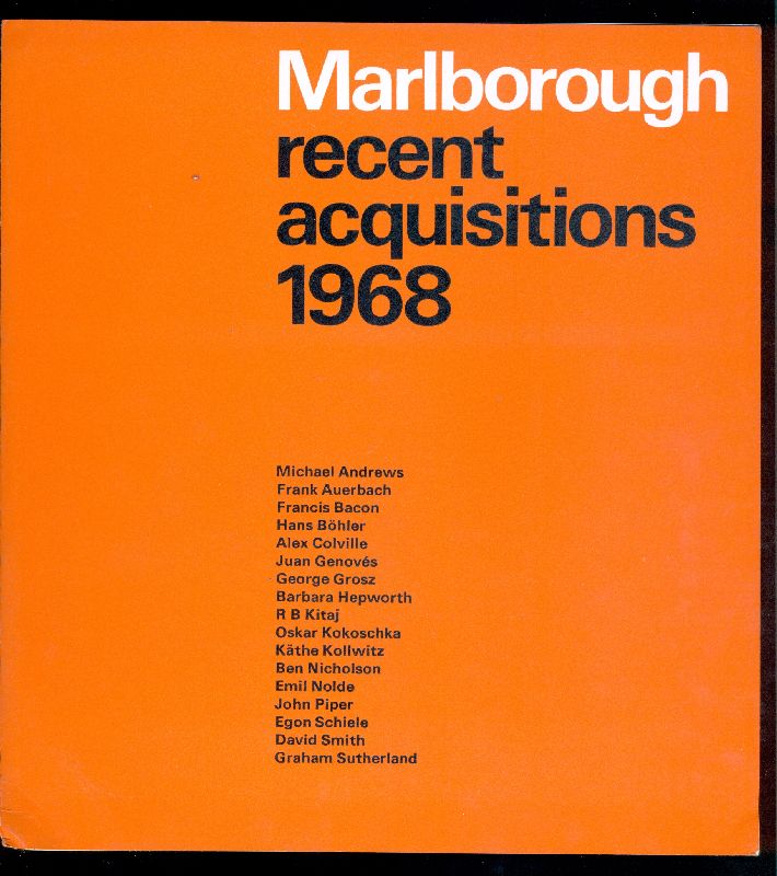 Marlborough Recent Acquisitions 1968