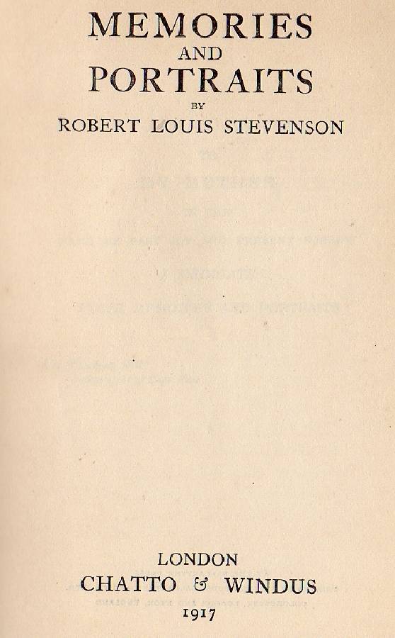 Memories and portraits