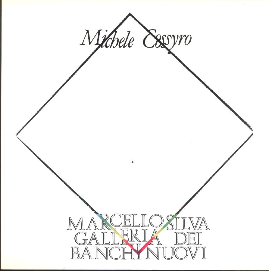 Michele Cossyro. Geometrie d'Acqua