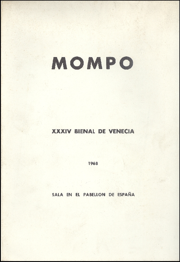 Mompo. XXXIV Bienal de Venecia 1968