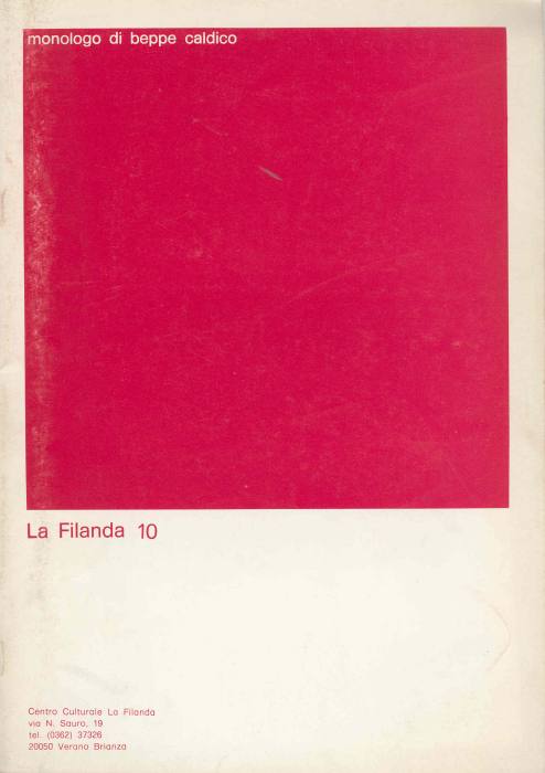 Monologo di Beppe Caldico