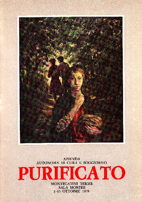 Mostra antologica di Domenico Purificato 1-15 ottobre 1978