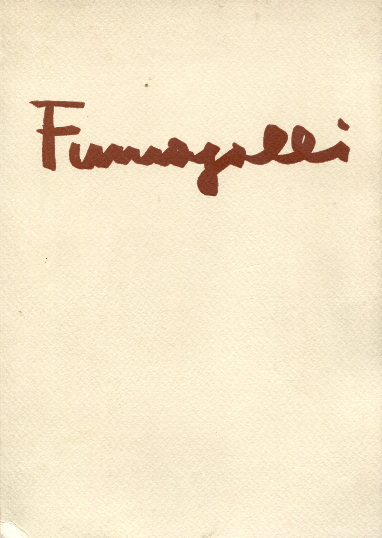 Mostra di p. Ambrogio Fumagalli. Galleria San Fedele 1978