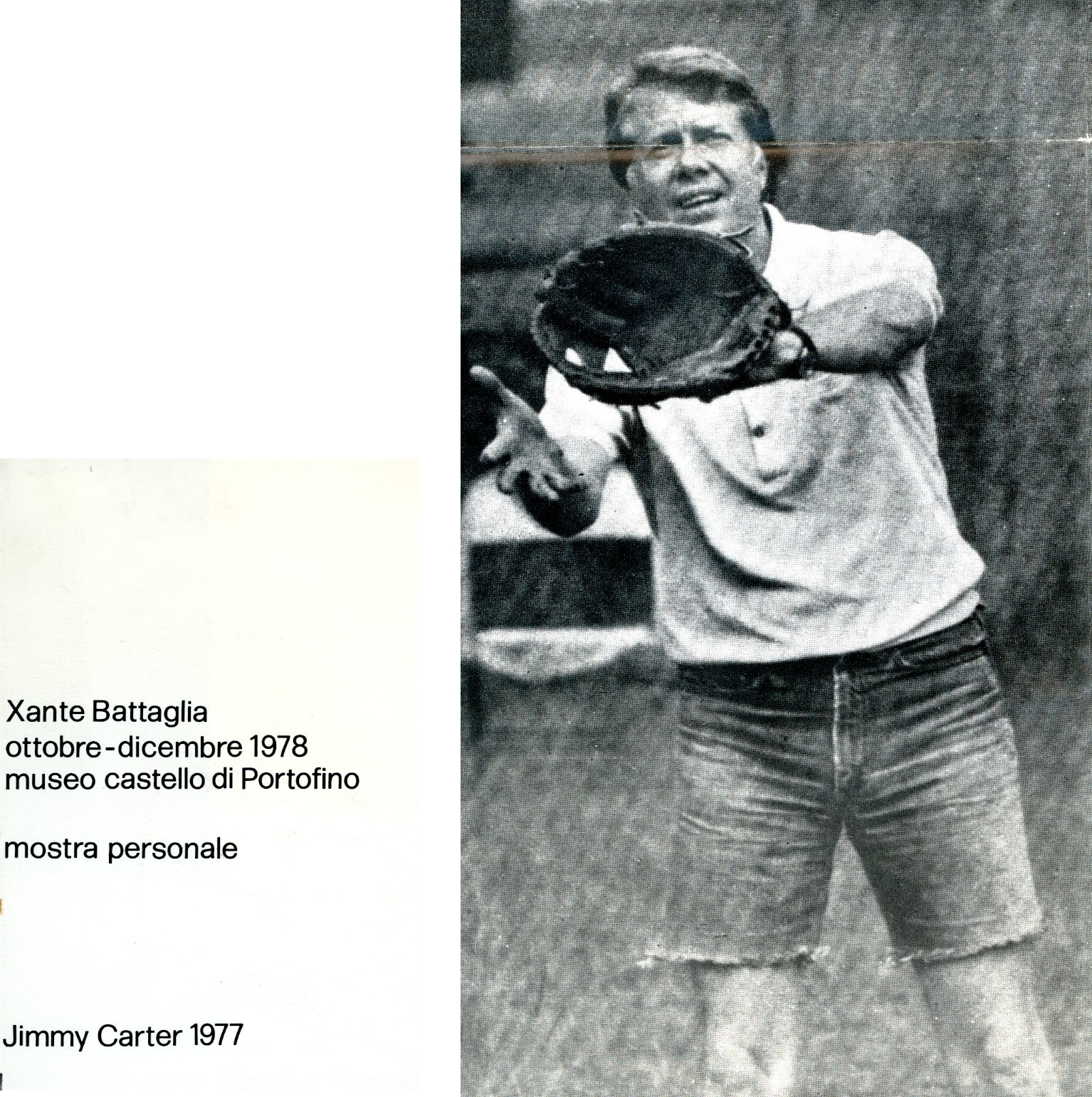 Mostra personale. Jimmy Carter 1977