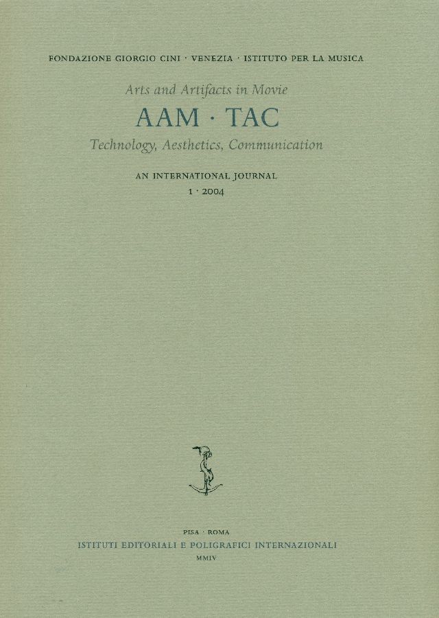 Musicalia. Annuario internazionale di studi musicologici