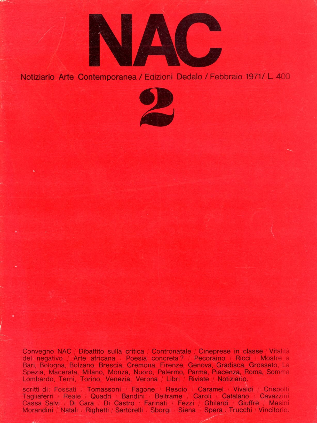 NAC, n. 2, Febbraio 1971