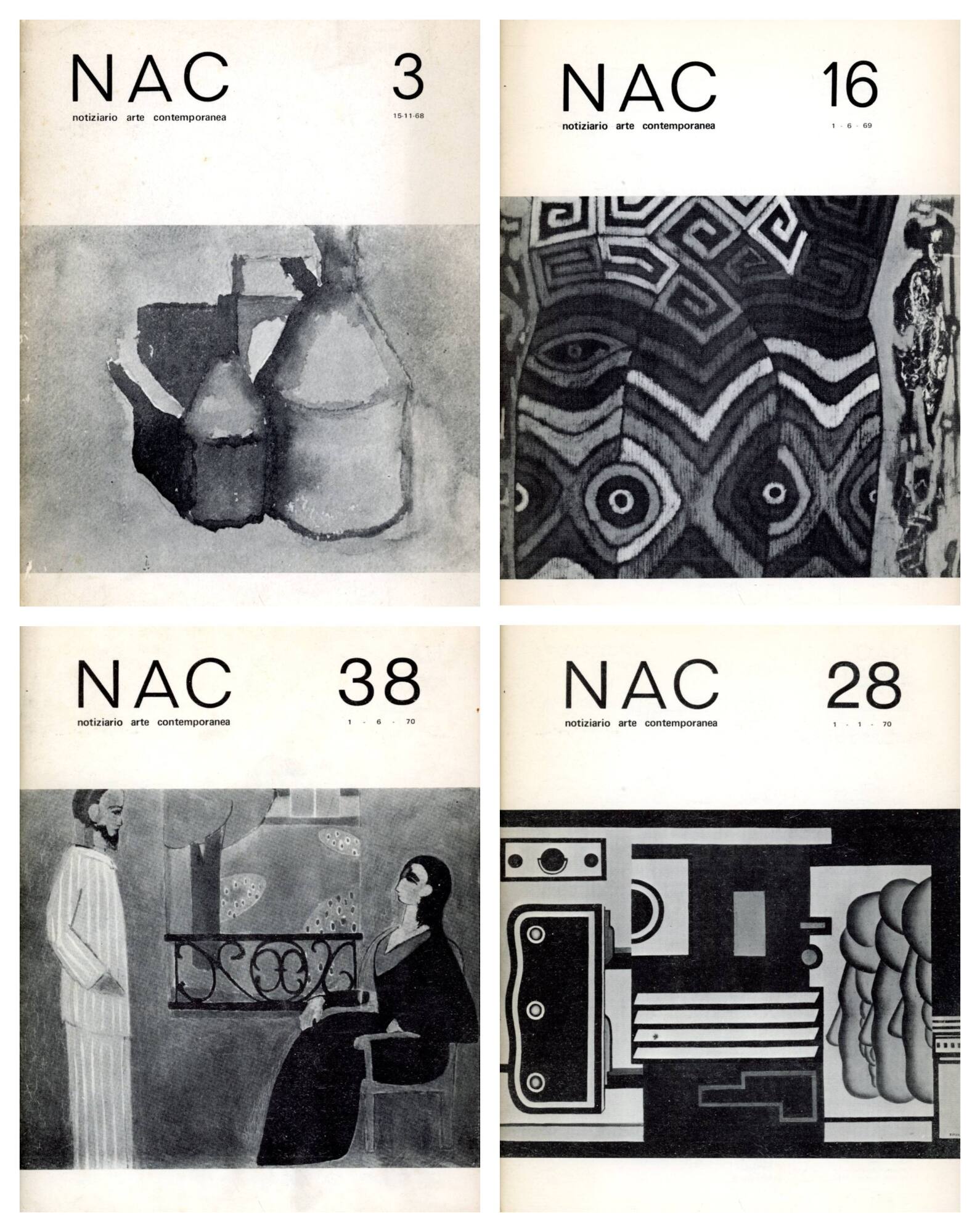 NAC, nn. 3 (1968) , 16 (1969), 28 (1970), 38 …