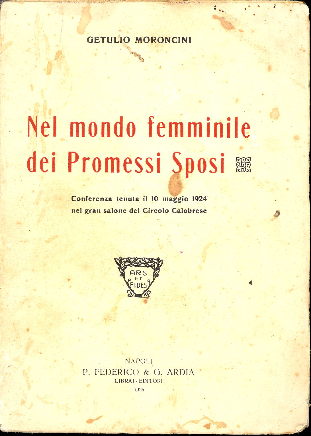 Nel mondo femminile dei Promessi Sposi