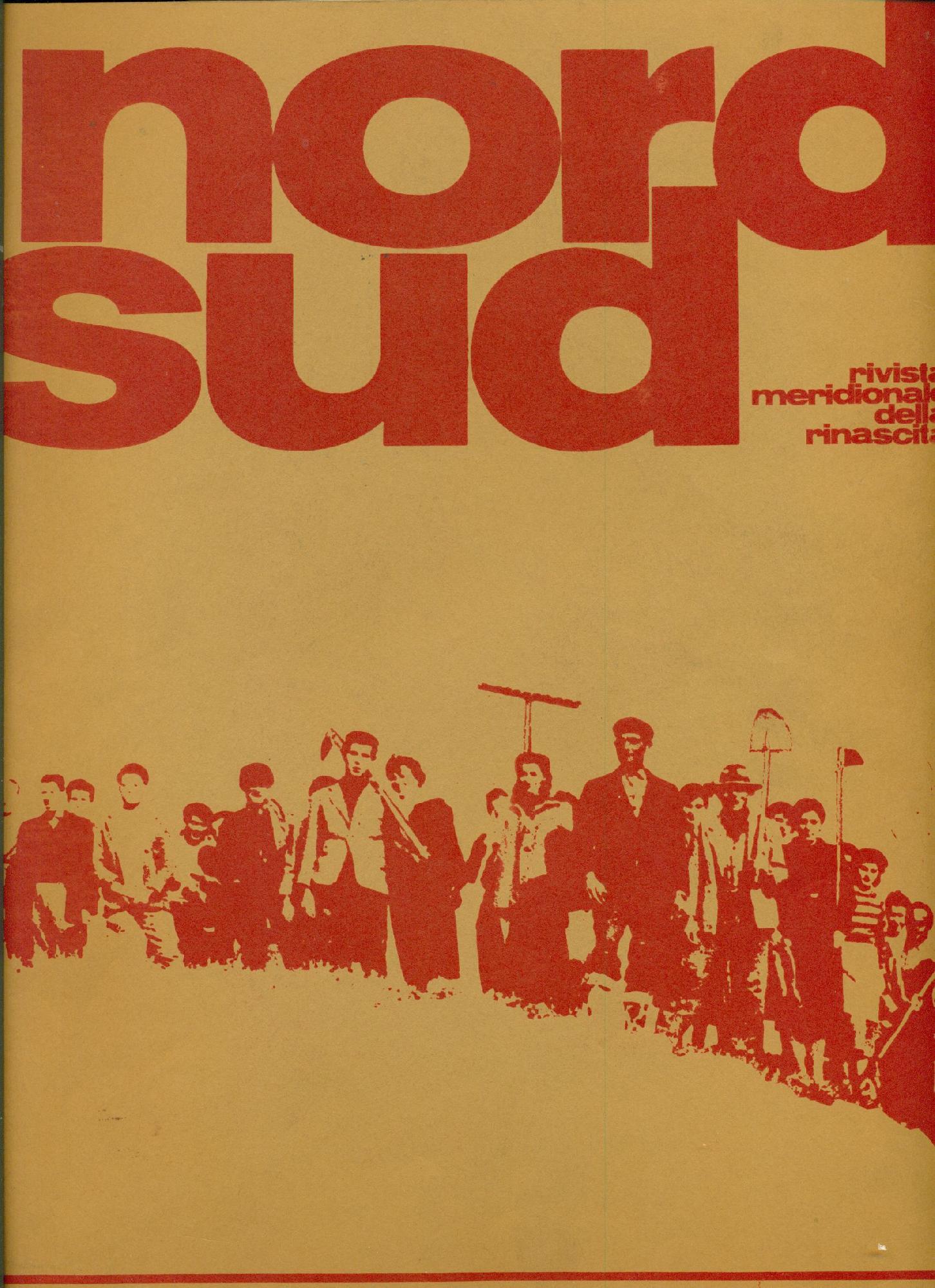Nord Sud. Rivista meridionale della rinascita. Giugno 1974