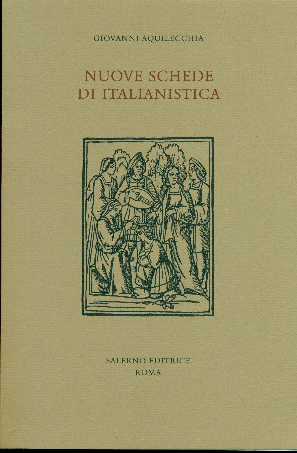 Nuove schede di italianistica