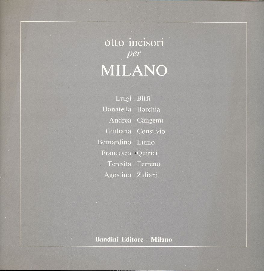 Otto incisori per Milano