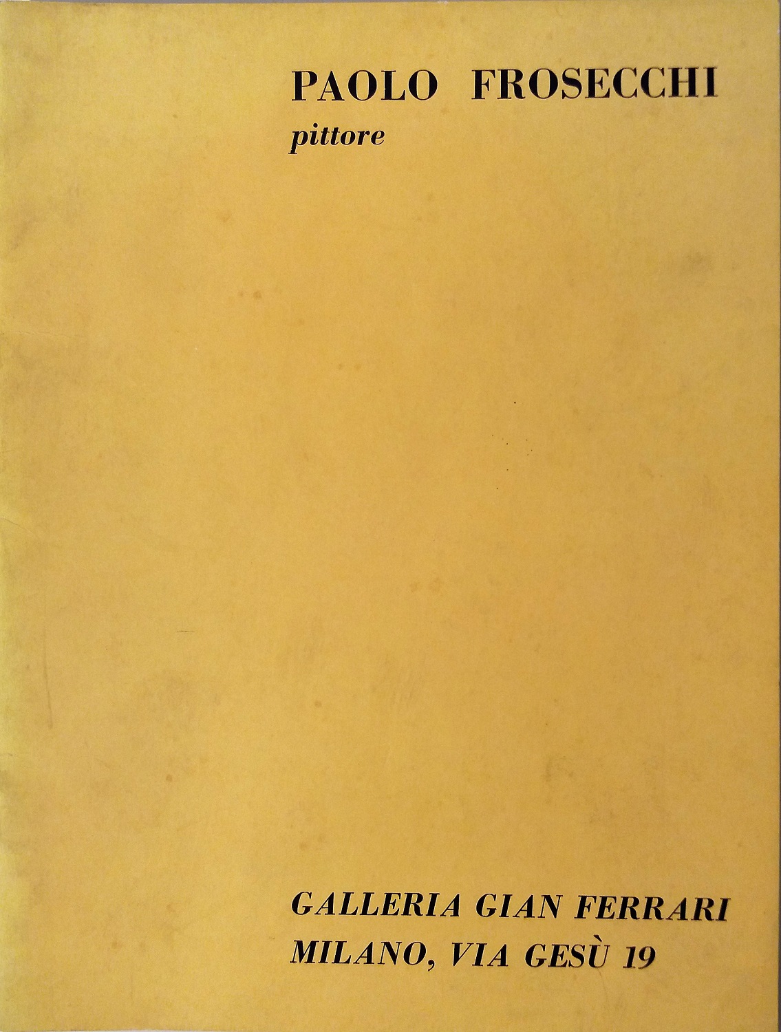 Paolo Frosecchi pittore