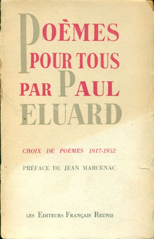 Poèmes pour tous. Choix de poèmes 1917-1952