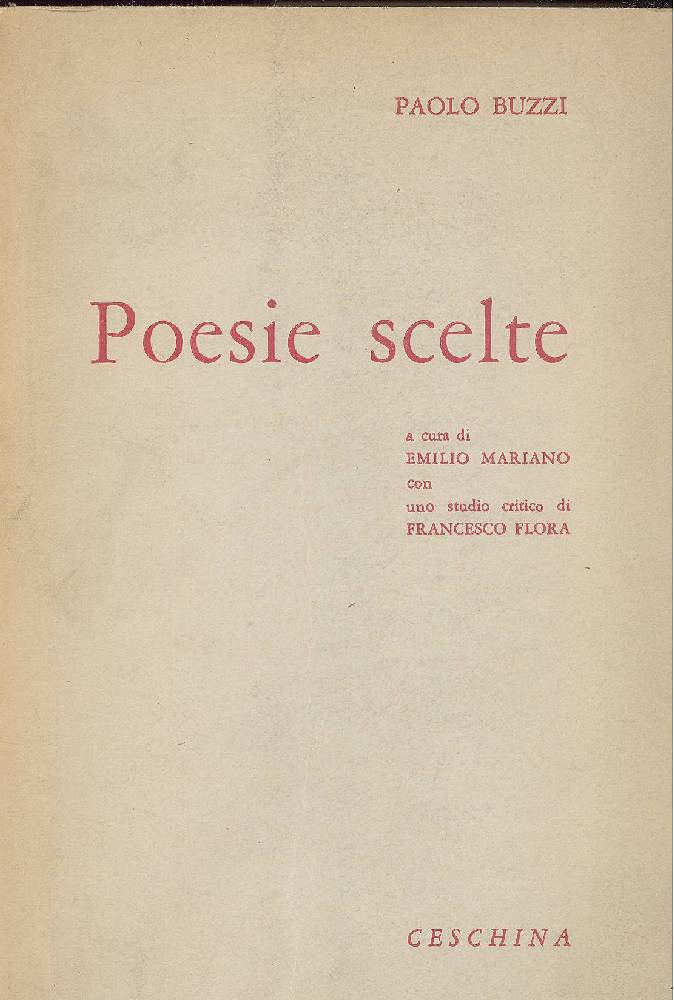 Poesie scelte