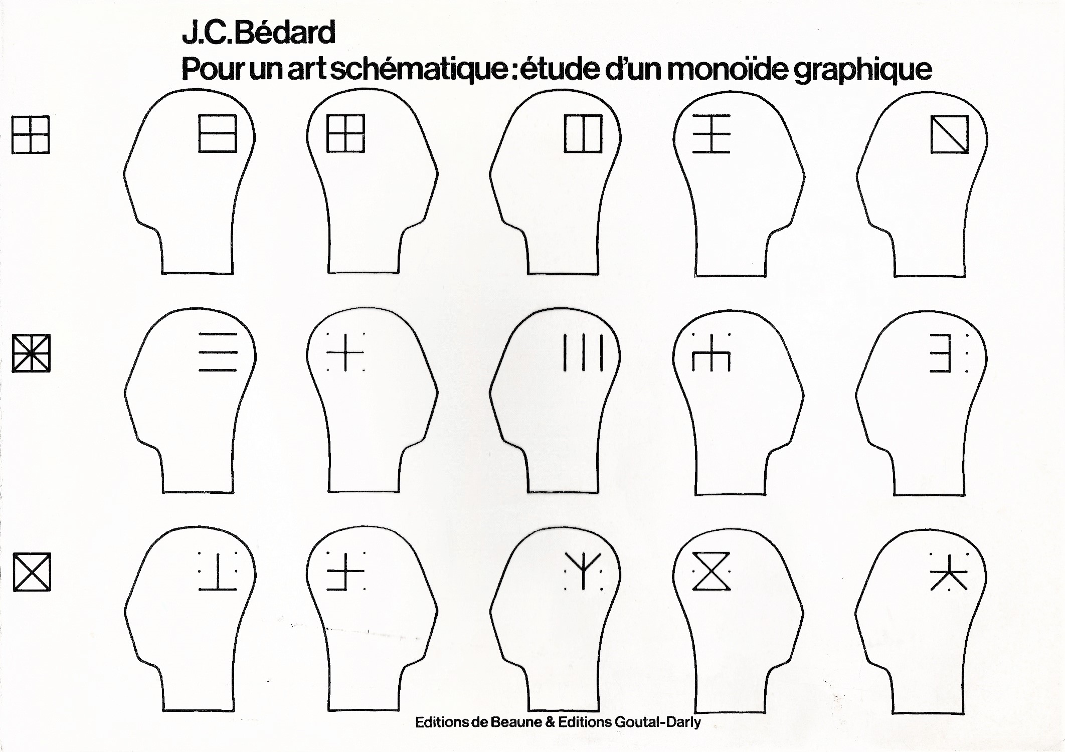 Pour un art schématique: étude d'un monoide graphique